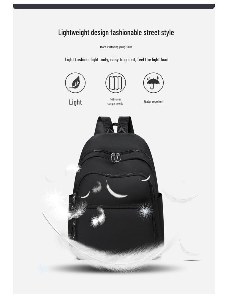 Women's Large-Capacity Lightweight Waterproof Fashion Travel Backpack