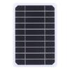 5W 5V Monocrystalline Solar Panel Outdoor Solar Battery Charger Mobile Power Supply for Charging Mobile Phone