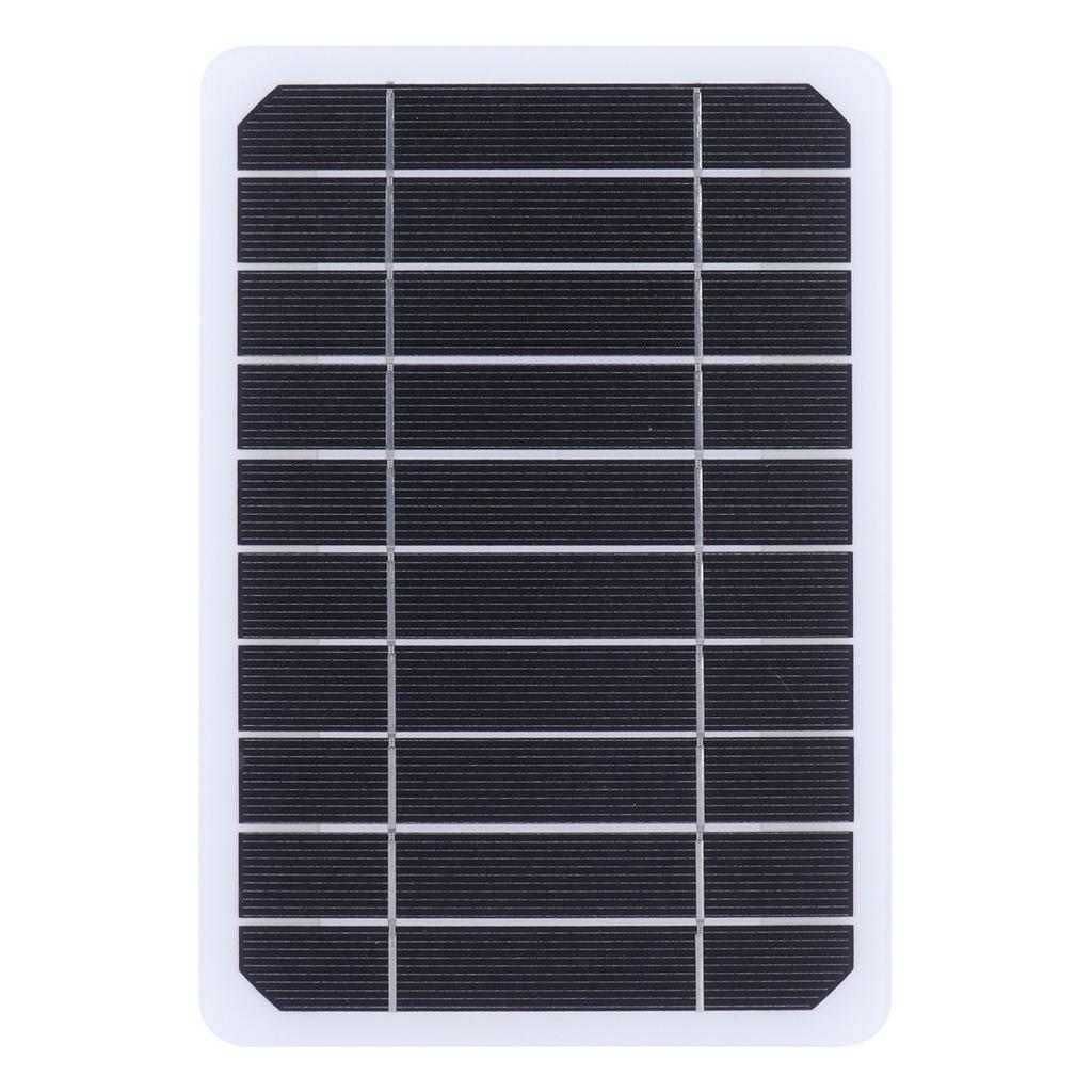 5W 5V Monocrystalline Solar Panel Outdoor Solar Battery Charger Mobile Power Supply for Charging Mobile Phone