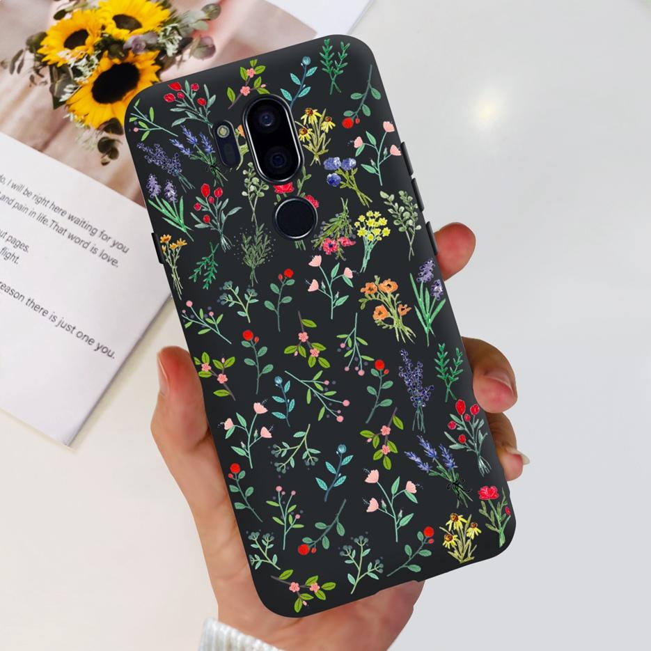 For LG G7 thinQ Case G710EM LM-G710 G710 Luxury Painted Cover Soft Silicone Phone Cases For LG G7 ThinQ Back Covers 6.1'' Bumper