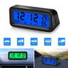 4-in-1 Car Dashboard Display - Digital Clock, Thermometer, Hygrometer & Calendar with Dual Color Backlight, Vehicle Interior Monitor