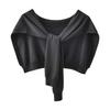 Women Winter Solid Color Hiking Shawl Banquet Casual Style Neckerchief Ladies Breathable Cloak Female Poncho Birthday Gift