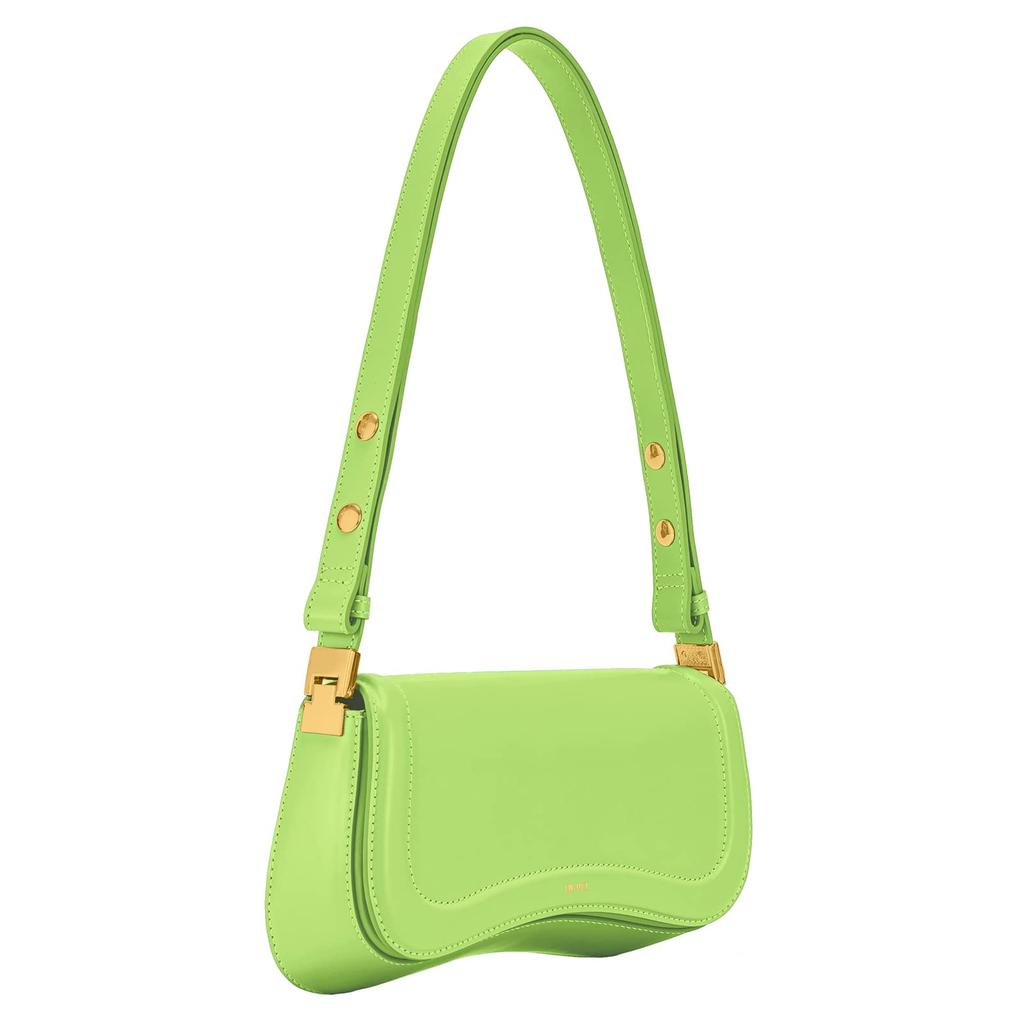 Joy Bag 2WAY Crossbody Bag Small Shoulder Bag Adjustable Length Mini Crossbody Bag Style Lightweight Cute Small Bag [JW PEI] Women's 90's (Green)