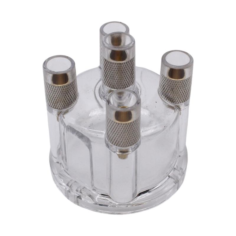 EMPI 8792 009 Крышка распределителя зажигания Верхнее крепление для T1 Универсальные сменные аксессуары Прозрачная водонепроницаемая крышка распределителя зажигания Черная