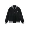 Li Ning Color Block Logo Loose Knit Jacket Men Jacket Black AJDT017-2