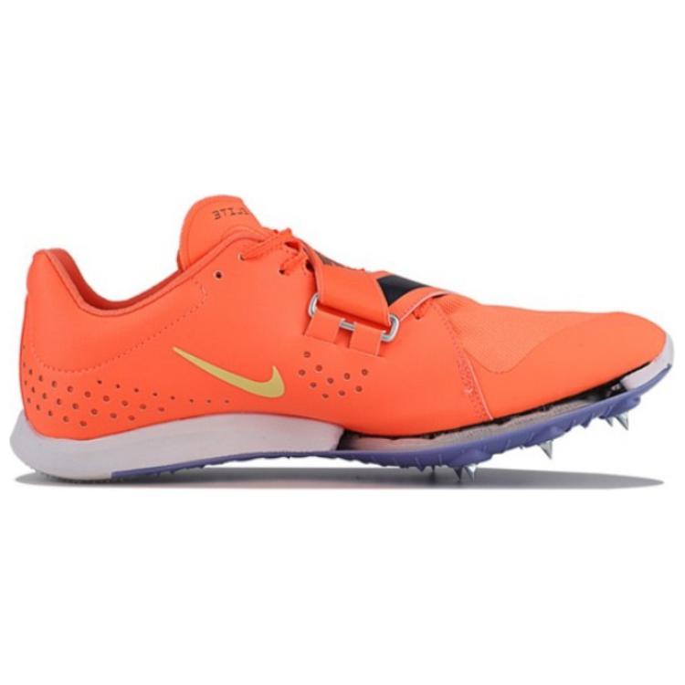 Nike Air Zoom Long Jump Elite Bright Mango Blackened Blue Мужские кроссовки Оранжевый Светло-Зитрон CT0079-800