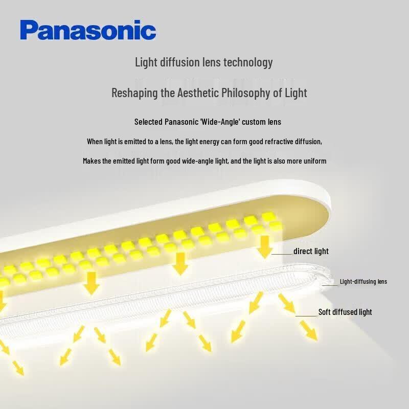 Panasonic Eye-Care Dimmable LED Desk Lamp CN plug (adapter included)