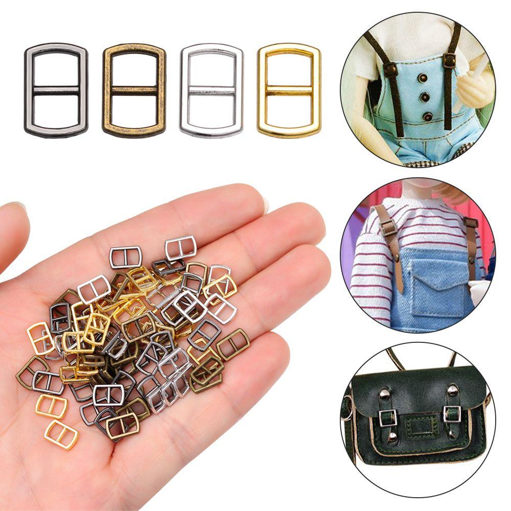 Newest Stuffed Toys 4 Colors Belt Buttons Diy Dolls Buckles Doll Bags Accessories Tri-glide Buckle