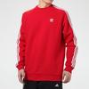 adidas originals 3-stripes Crew Round Neck Long Sleeves Red Men's GN3484