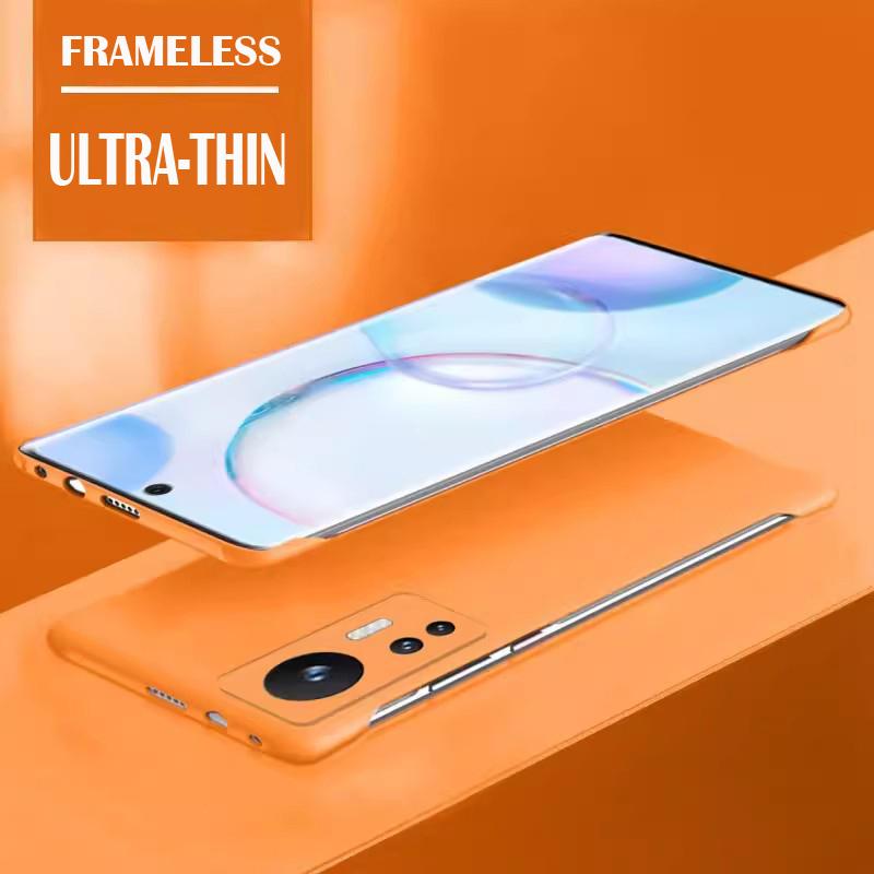 Безрамный тонкий матовый жесткий чехол-накладка из ПК для Xiaomi 12 12x 12s бамперные чехлы mi 12 Pro 12T противоударный чехол Fundas Coque