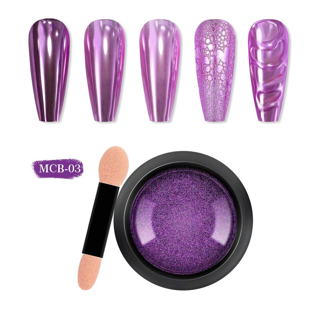 Electroplating Magic Mirror Nail Art Titanium Glitter Powder Set