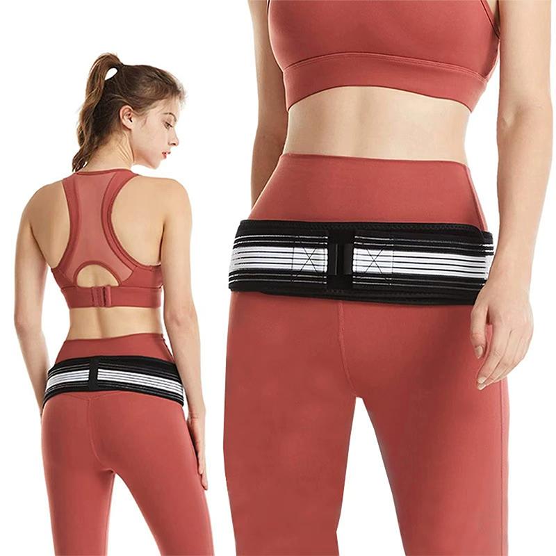 Sacroiliac Joint Hip Belt Lower Back Support Brace Sciatica Lumbar Pain Relief Lumbar Hip Belt for Hip Pain Support-Hip Braces