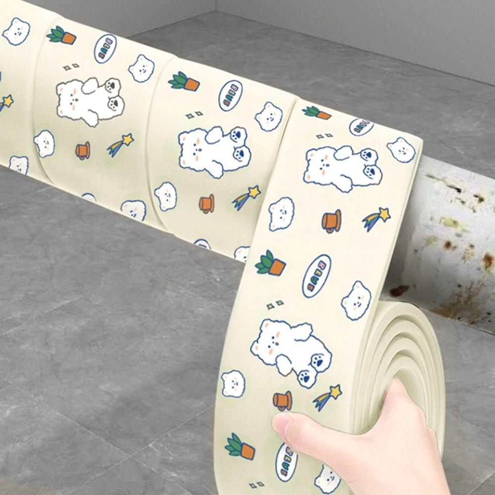 Мультяшная хлопковая изоляция для водопроводных труб, утолщенное антифризное покрытие для труб, самоклеящаяся водонепроницаемая уплотнительная лента для водопроводных труб