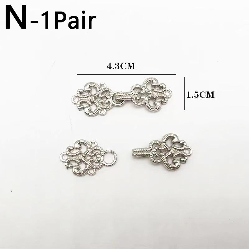1Pair Sewing Materials Handmade Buckle Apparel Decoration DIY Craft For Cheongsam Exquisite Rhinestone Clothing Accessories