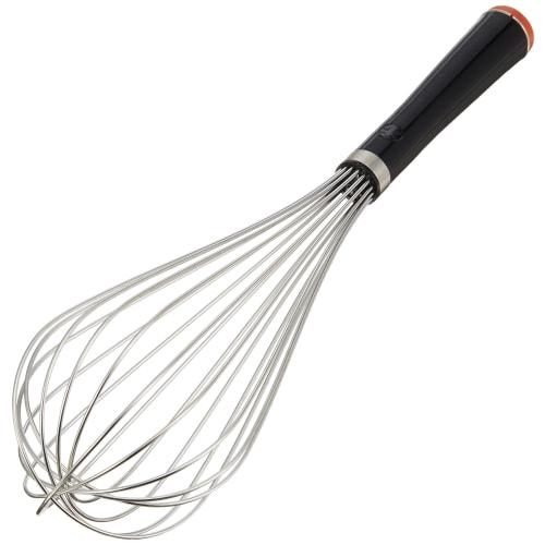 Kotobuki Seiki Black Whisk #12, Stainless Steel, Nylon Resin, Made In Japan, BAW03012