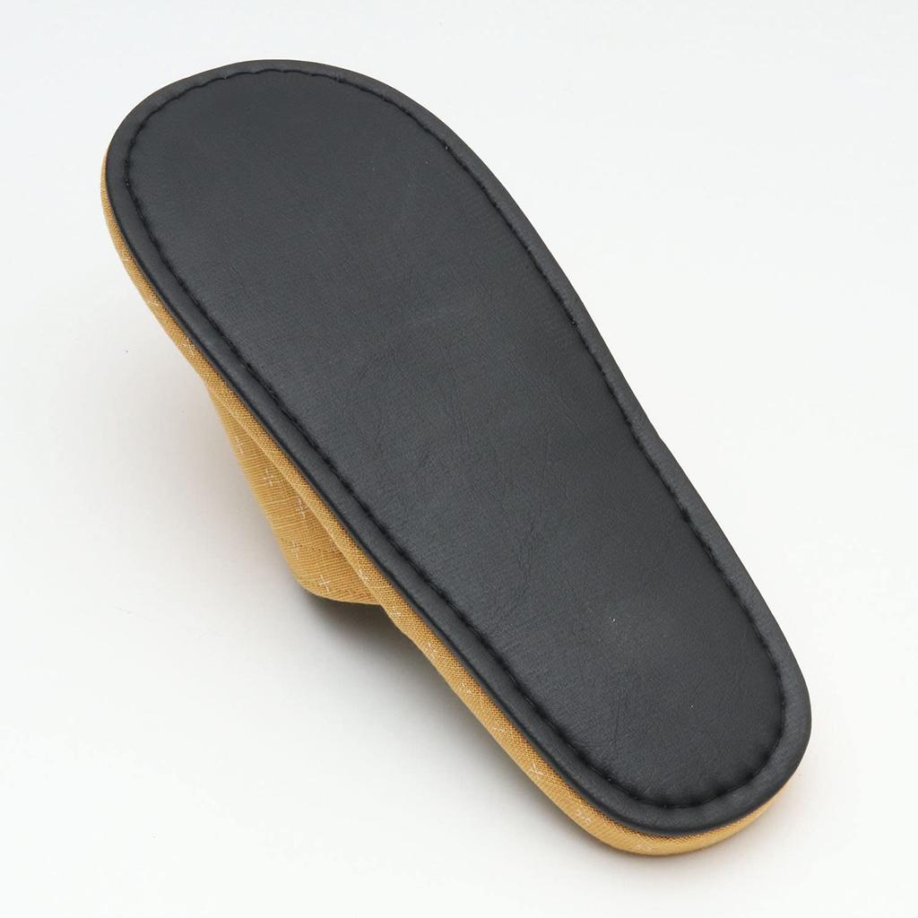 Japanese Cross Mosquito Kasuri Pattern Tatami Set of 3 [Lifestyle] Japanese-made Front-Opening Slippers, Large, [Kahoku Slippers, Kahoku, Yamagata,