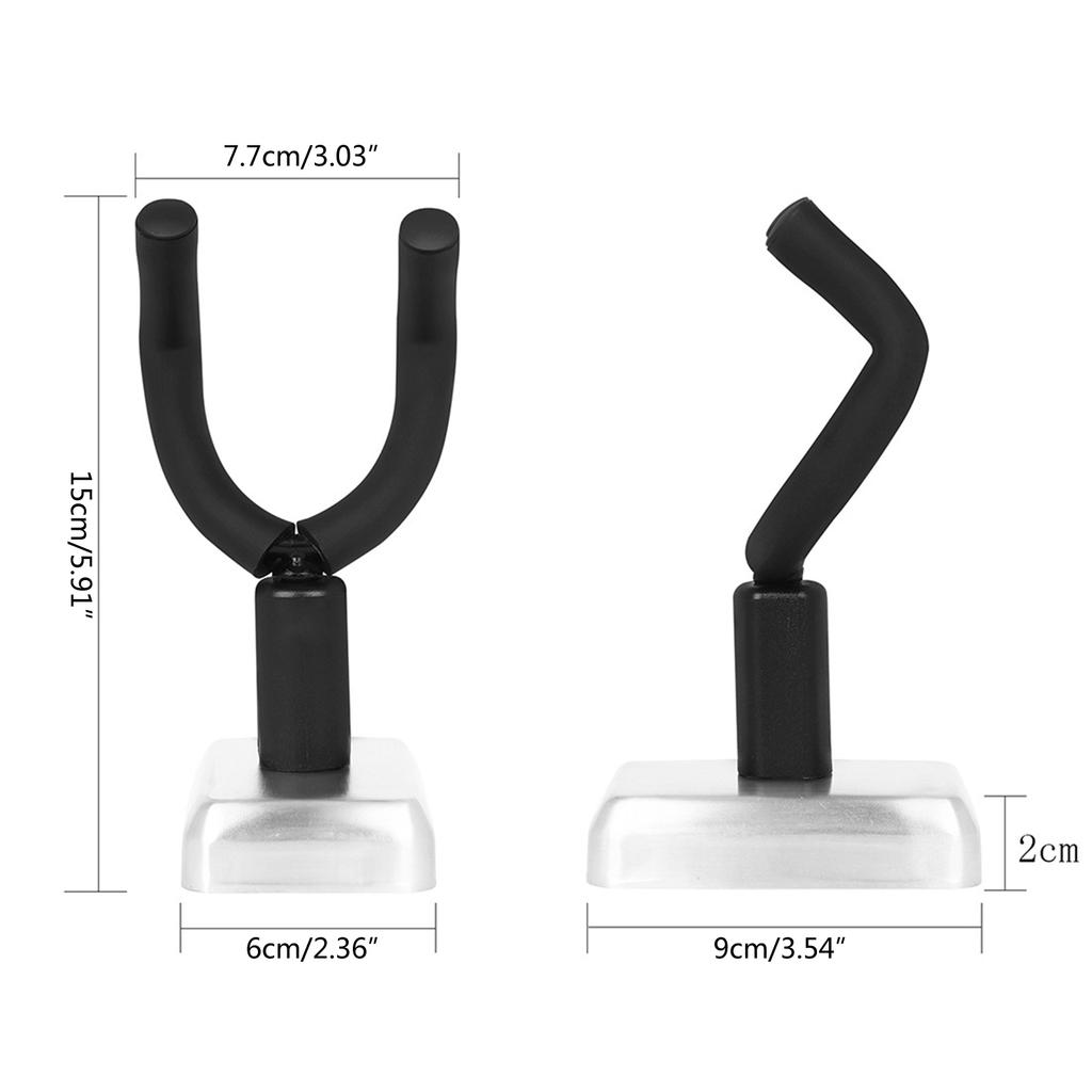 Guitar Wall Mount Hangers Metal Base Display Stand U-Shaped Guitar Hook Guitar Holder Hook Stand Easy To Install