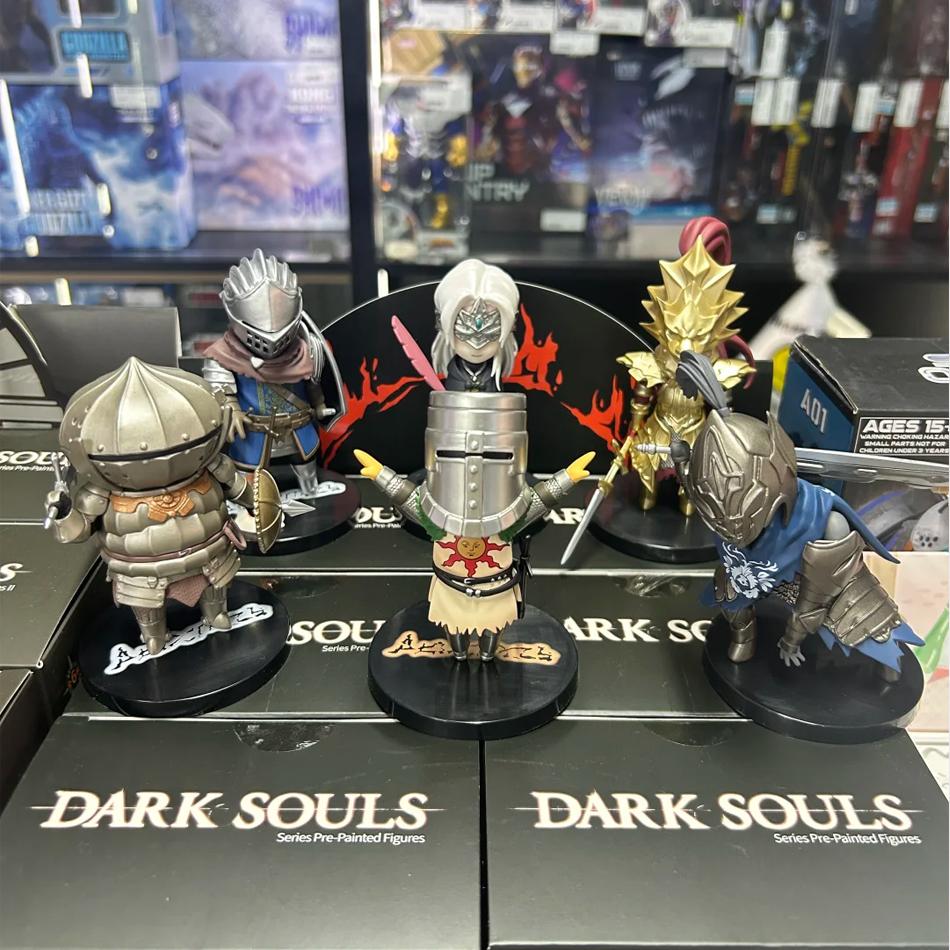 4 Стиля Q-Версия Фигурка Dark Souls Хранительница Огня Арториас Солер Луковый Рыцарь Чиби Фигурка Действия Коллекция Модель Игрушки