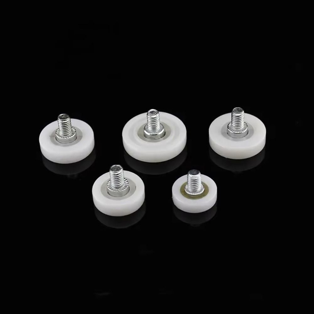 1 шт. с винтом Ролик подшипника ящика Плоский ролик для раздвижной двери Шкаф Передвижное колесо Мебель