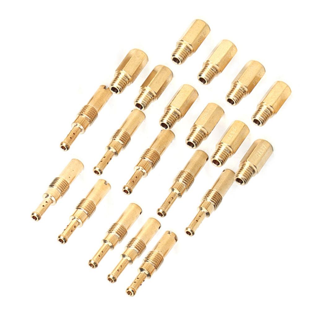 20Pcs Main Jet Kit Pilot Slow Set Fit for Keihin OKO KOSO PE PWK Carb