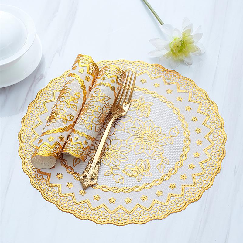 30 см Европейский ПВХ изоляция Western Food и барный коврик