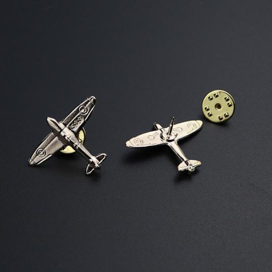 Брошь в форме самолета унисекс, булавка для костюма, воротник рубашки, значок, аксессуар, подарок