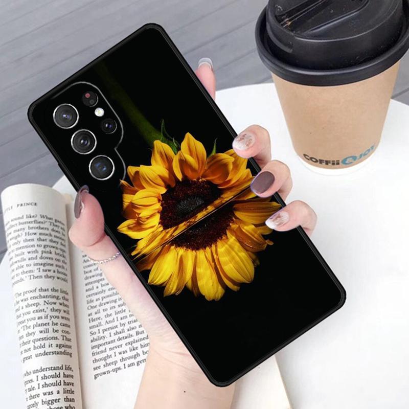 Красивый желтый подсолнух чехол для телефона Обложка Для Samsung Galaxy S24 S25 Ultra S21 S22 Ultra S10E Note 10 Plus Note 20 FE S23