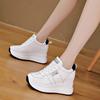 Trend Sunday 25 Years Autumn New Inner Heightening Women's Shoes Thick Sole Heightening Casual Little White Shoes Women's Single Shoes