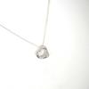 Pre-owned Tiffany & Co. Silver 925 Open Heart Pendant Necklace j56-10