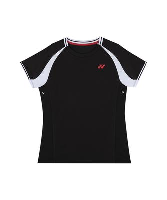 YONEX 265Ts022F Черный Женская Спортивная Одежда для Тенниса и Игр с Цветными Вставками и Вырезами