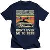 Men's Marty Don't Ever Go To 2025 Tshirt Back To The Future Delorean Time Travel Movie BTTF Clothing Funny Tees Gift T-Shirt