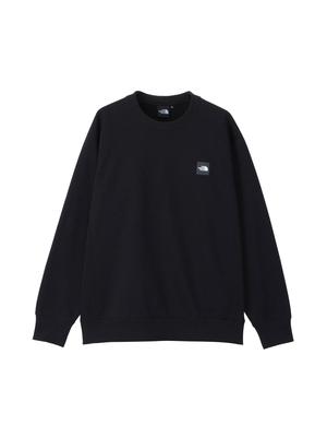 North Heather Logo Crew Thermal Black M [The Face] Мужская