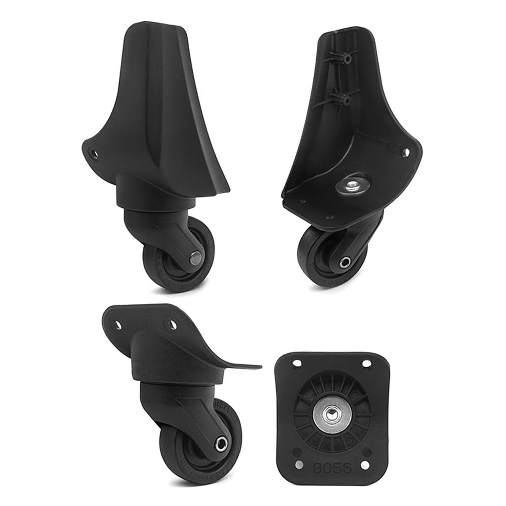 4 штуки Практичные сменные колеса для багажа Универсальные вращающиеся колеса для чемодана Аксессуар для плавного путешествия