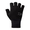 DAIWA Windproof Beltless XL Gloves, 5-Piece Cut, DG-8125W, Black,