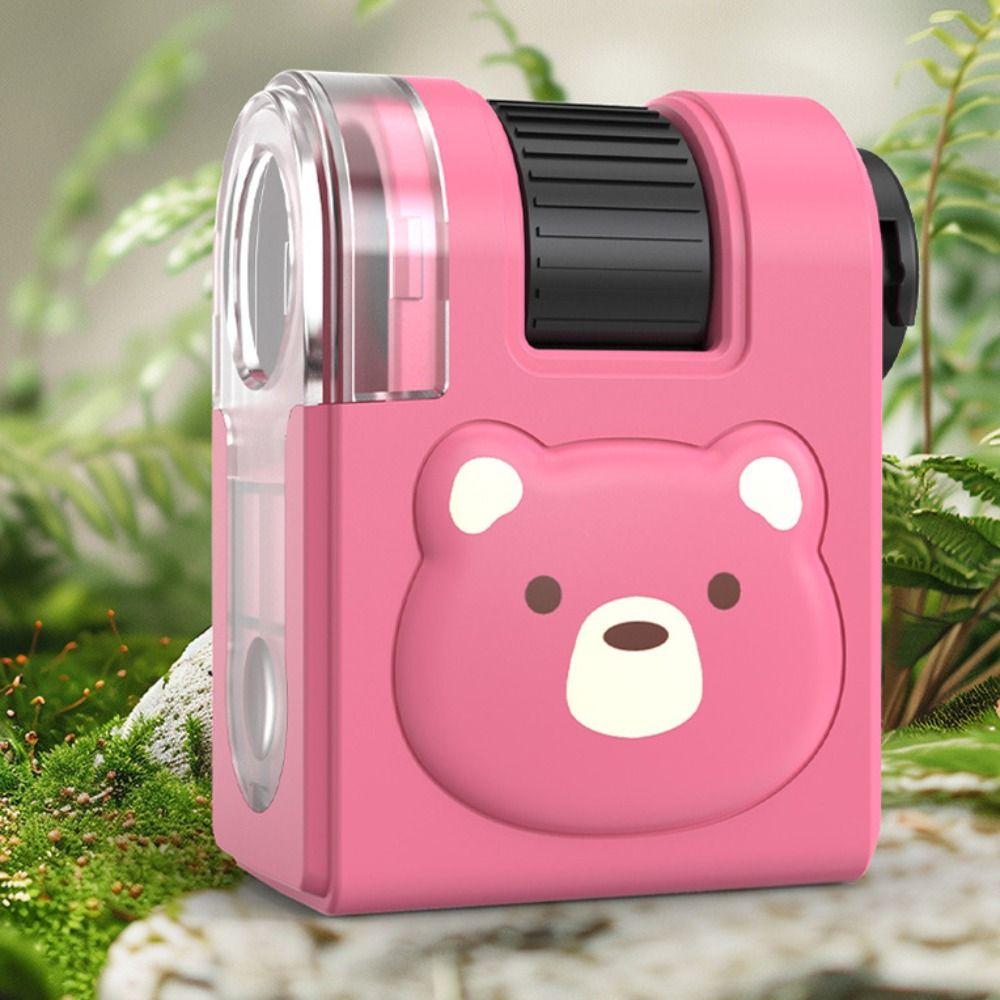 80x Magnification Portable Microscope LED Flashlight Pocket Microscope 80x Mini Microscope  Boys