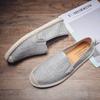 Мужские мокасины, мягкие, высококачественные, весенние, парусиновые, рыбацкие туфли, кроссовки, мужские эспадрильи, трендовые туфли на плоской подошве, мужские, лето 667