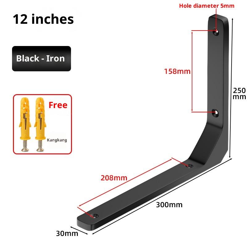 L-образный кронштейн для полки Треугольная опора Настенный угловой кронштейн Сверхпрочный угловой кронштейн для плавающих полок Стеллаж для хранения