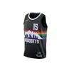 NBA City Edition Fan Version 19-20 Season Nuggets Йокич Нет. Мужские баскетбольные майки 15, черные AV4634-010