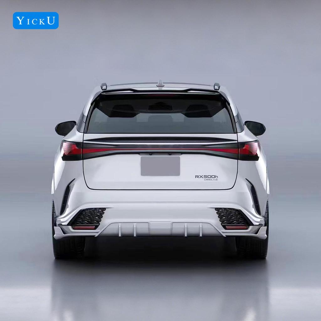 Комплект карбонового обвеса для Lexus RX350/500 (Передний сплиттер, Расширители арок, Задний диффузор, Пороги, Спойлер на крышку багажника, 2023-2025)