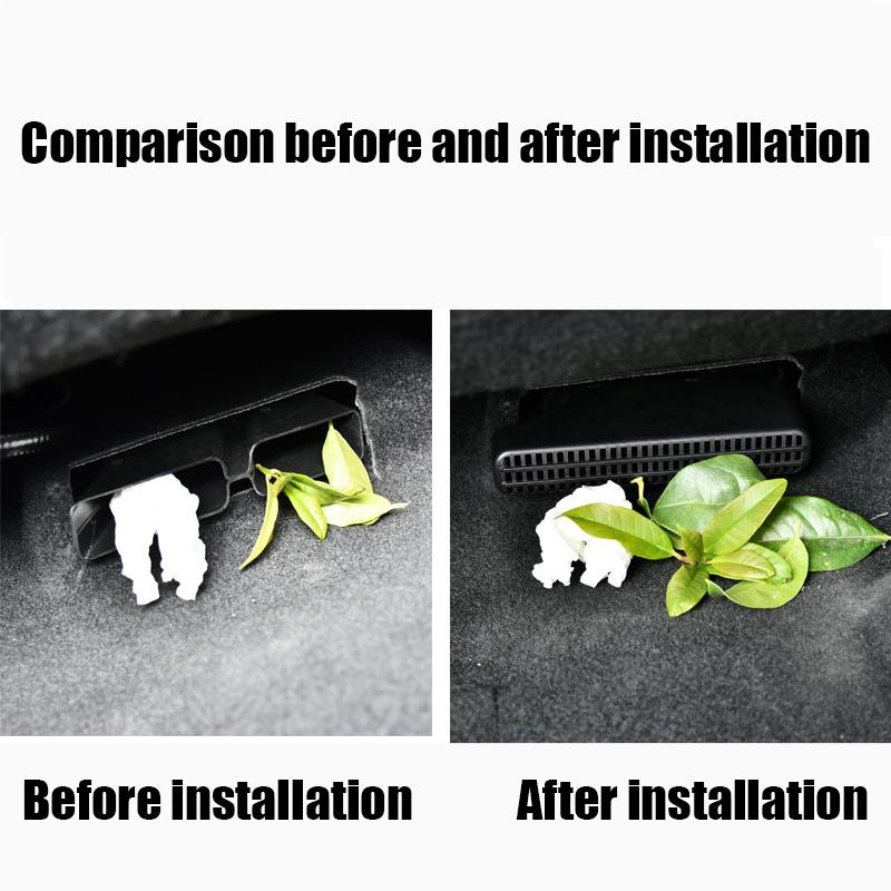 for Toyota Camry XV80 2024 ABS material seat lower air outlet decorative frame