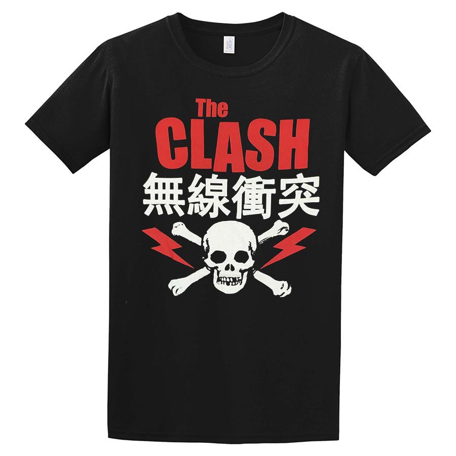 The Clash Японский тур Джо Страммер Новая черная футболка Унисекс футболка