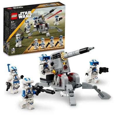 LEGO Звездные войны Клоны-солдаты 501 Боевой набор Игрушка Подарок на день рождения Блок Образовательный Рождество Мальчики Девочки Дети 6 лет 7 лет 8 лет