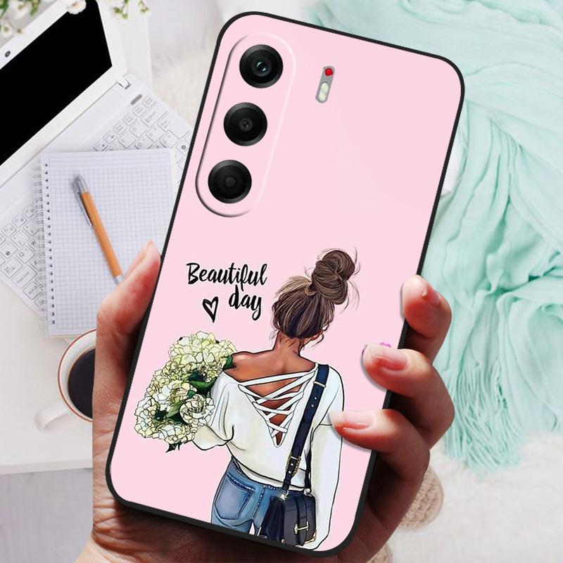 Чехол для Tecno Camon 40 Pro Premier, Силиконовая мягкая задняя крышка со львом и волком, Для Tecno Camon40Pro 4G 5G, Защитный чехол
