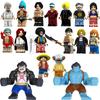 17 Pirate Sailing Set Building Block Small Particle Mosaic Doll Toy King Bag