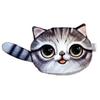 Children Cute Cat Face Tail Coin Purse Kids Wallet Bag Change Pouch Key Holder
