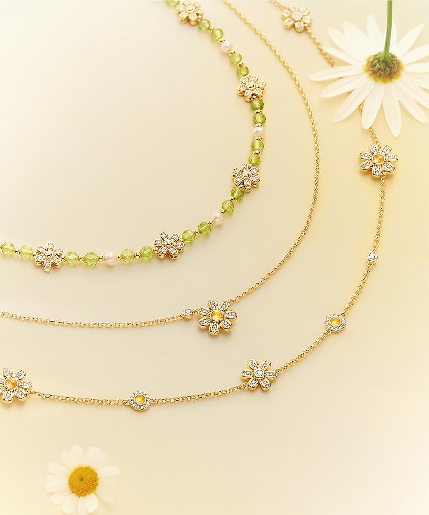 Lola Rose Daisy Peridot Freshwater Pearl Women'S Beaded Necklace