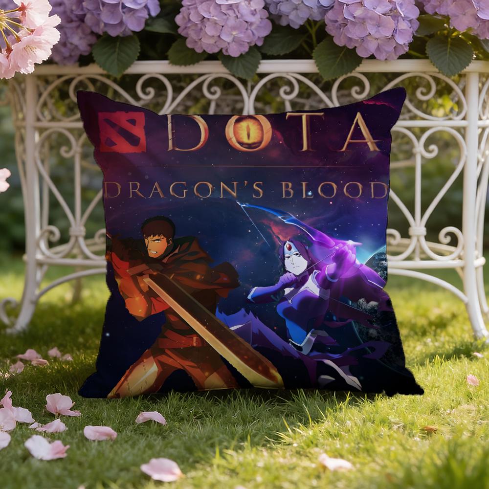 D-Dota D-Dragon Аниме B-Кровь Чехол на Подушку для Дома и Автомобиля Двухсторонний Чехол на Подушку: Двусторонняя конструкция для максимального комфорта