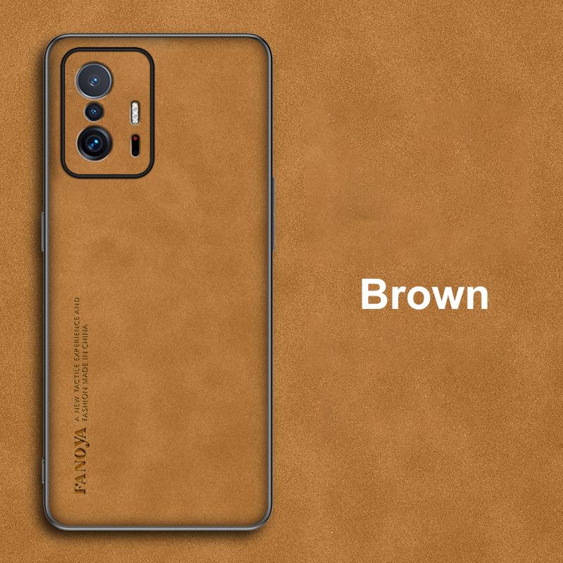 Чехол для Xiaomi Mi 11T Pro Роскошный чехол для телефона из искусственной кожи для Xiaomi 11T Pro Mi11T 5G Задняя крышка Матовый силикон Полная защита