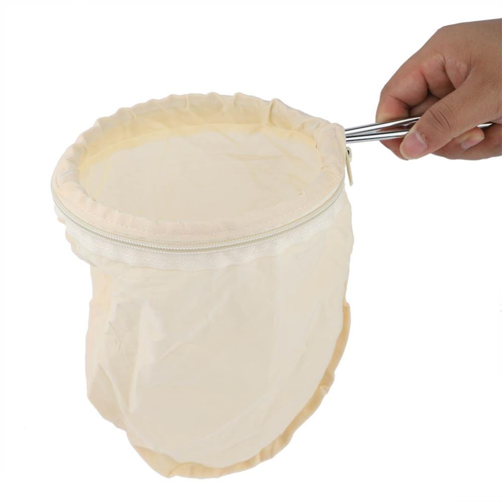 Cheesecloth Tea Bag Strainer Zipper Closure Food Strainer Cloth Infuser Filter Bags  Loose Leaf Tea