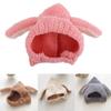 Plush Rabbit Ears Cap Ear Protection Furry Bonnets Cute Earflap Hat  Autumn Winter